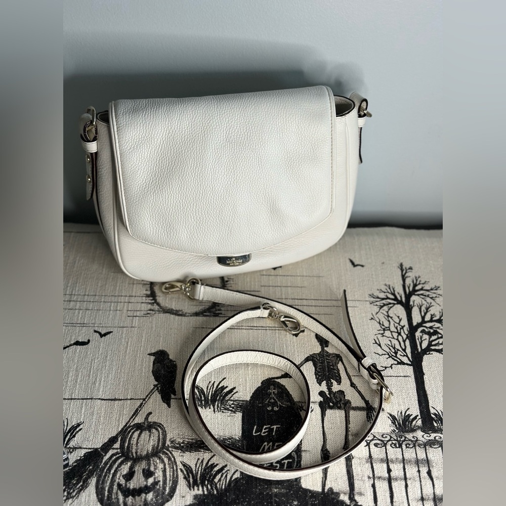 Kate Spade Crossbody Pebbled Cement Leather with gold hardware 2016 Design